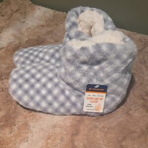 Cozy Blue High Top Slippers